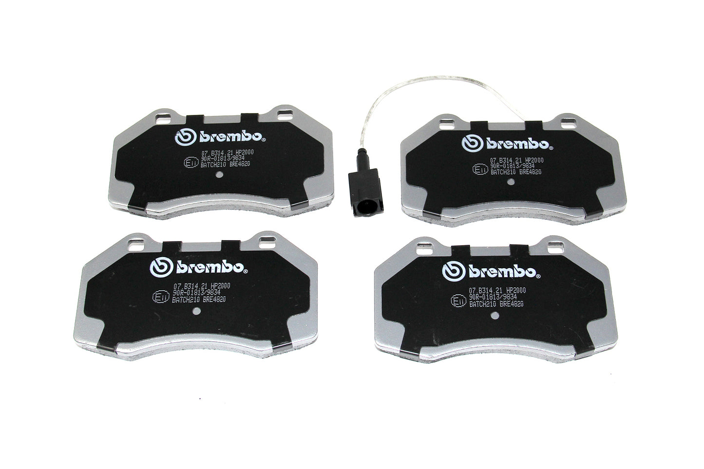 Brembo HP2 / HP2000 Front Brake Pads 07.B314.21-HP2