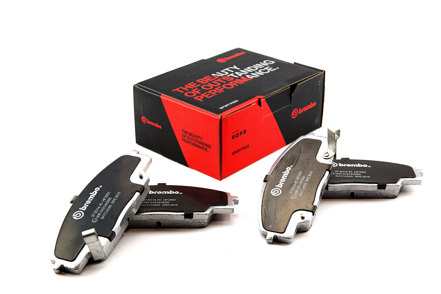 Brembo HP2 / HP2000 Front Brake Pads 07.B314.45-HP2