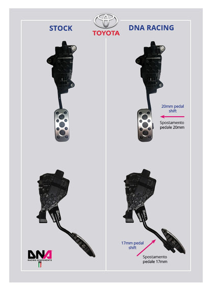 DNA Racing Front Accelerator Pedal Relocation Kit PC1852