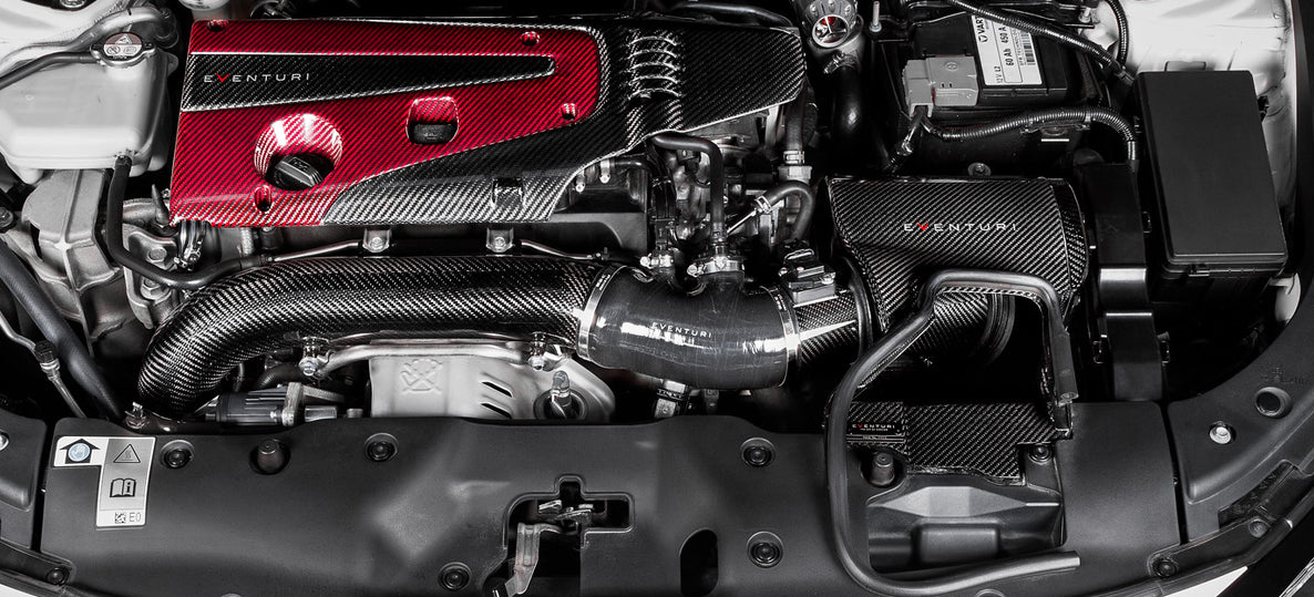 Eventuri Gloss Carbon Intake Kit for Honda Civic Type R FK8