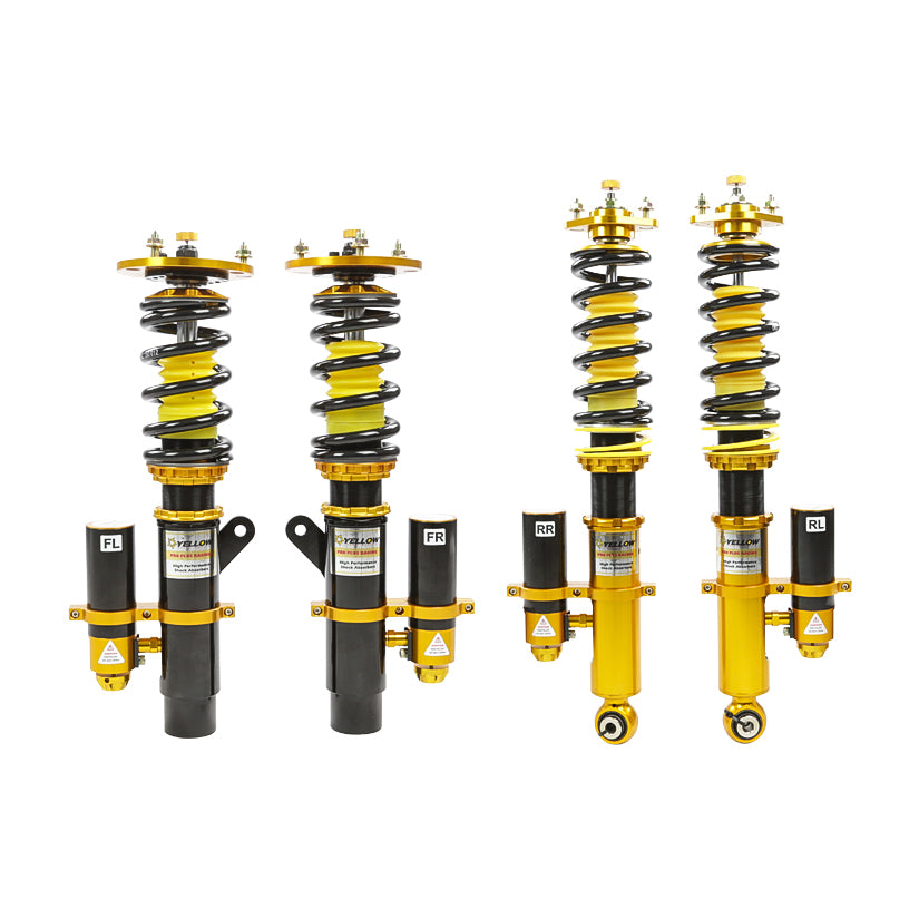 YELLOW SPEED RACING YSR PRO PLUS 2-WAY RACING TRUE COILOVERS BMW M3 E46 01-06 TYPE A